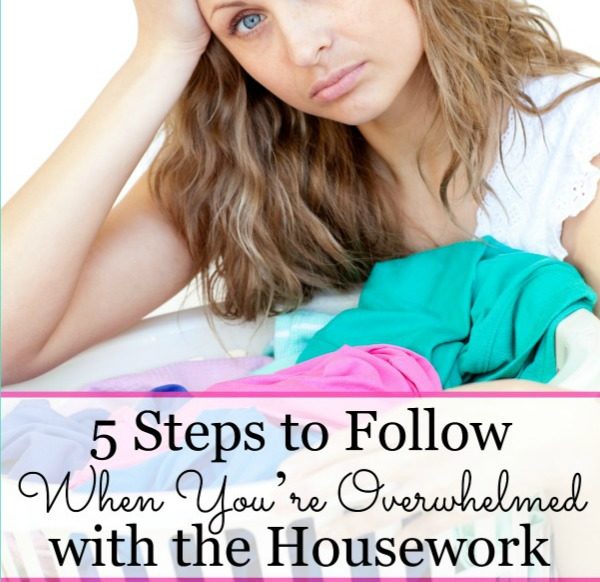 5 Steps to follow when you're overwhelmed with the housework @mbream