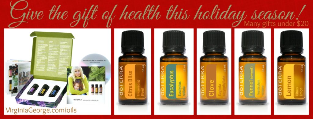 doTERRA essential oils for Christmas! Great idea for the natural health enthusiast