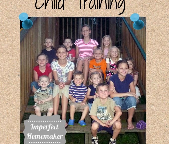 Thoughts about child training from a grandmother of 17