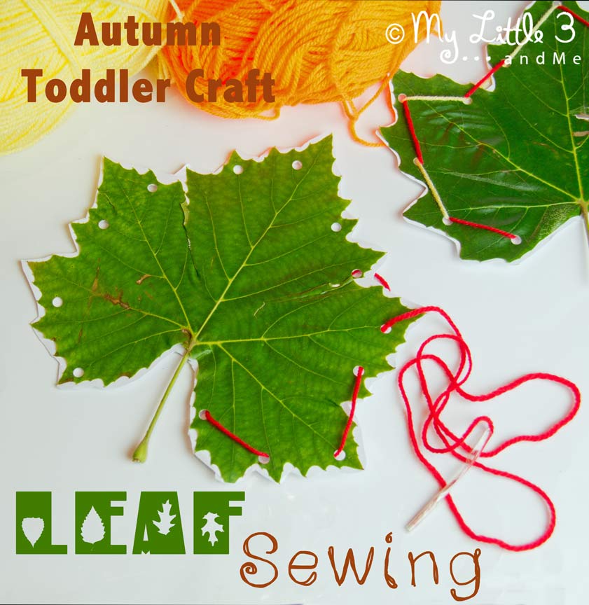 Autumn Leaf Sewing Activity