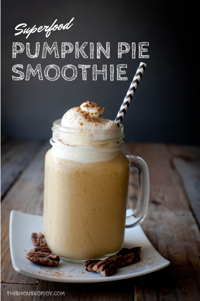 Superfood Pumpkin Pie Smoothie