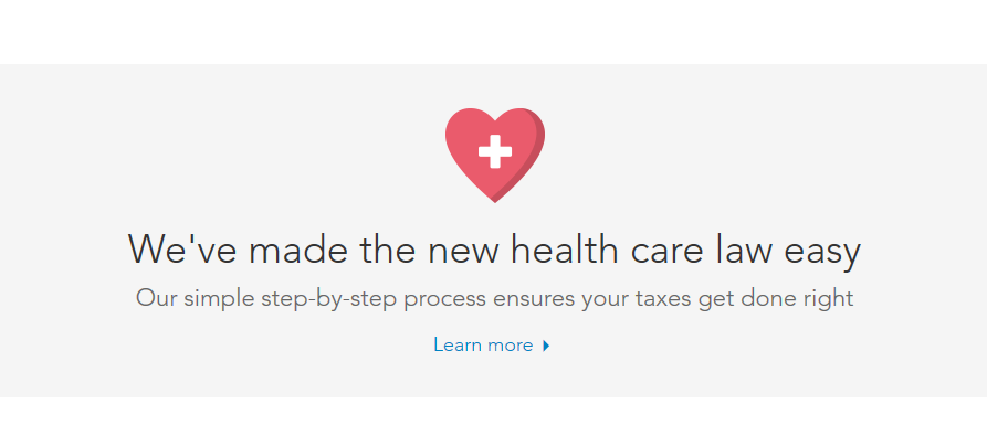 TurboTax and health care laws